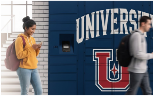 Smiota lockers for university students