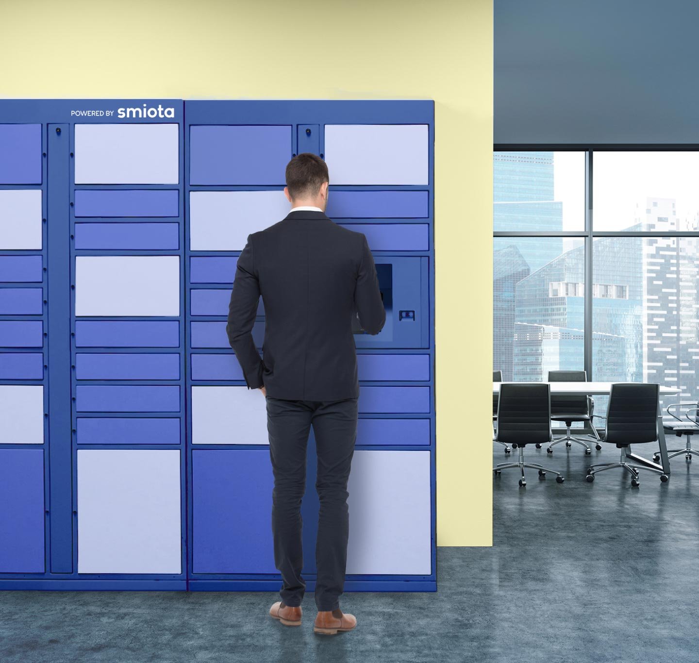 Smiota smart locker — secure 24/7 package delivery
